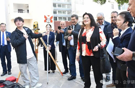 摩洛哥、突尼斯专家参访厦门兴才职业技术学院与国投智能信息股份有限公司